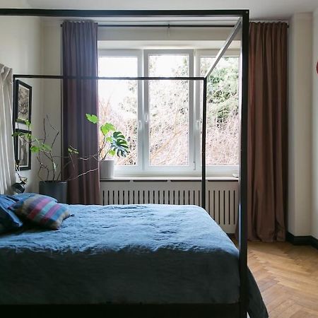 Dark Blue Apartment Warschau Buitenkant foto